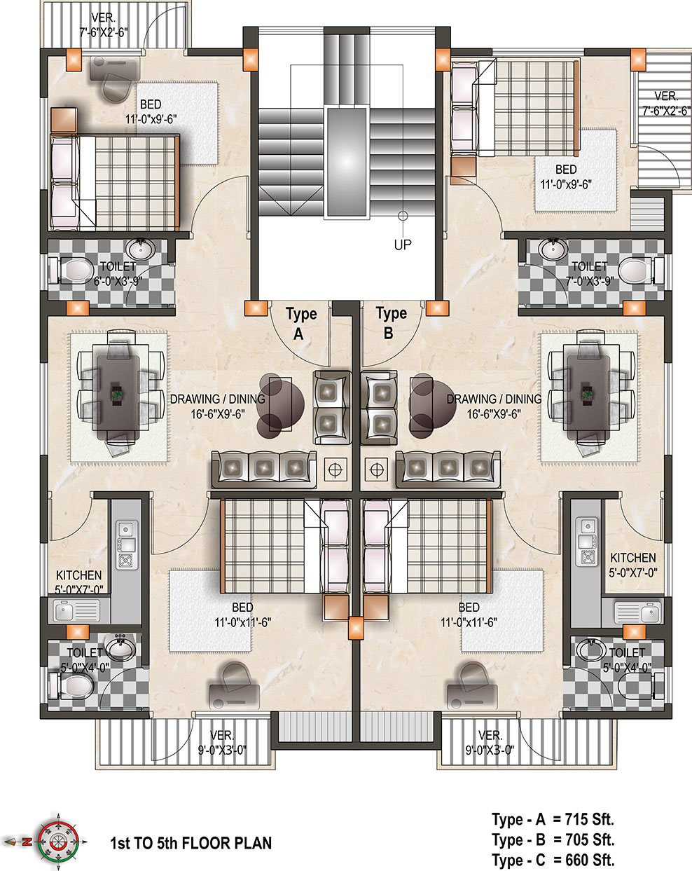 floor plan nakshi Homes Ltd | real estate developer