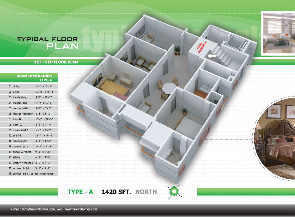 floor-plan3 | Nakshi homes ltd.